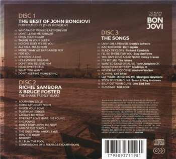 3CD Various: The Many Faces Of Bon Jovi DIGI
