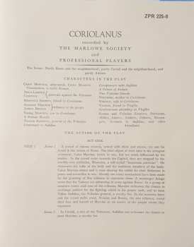 4LP/Box Set William Shakespeare: Coriolanus