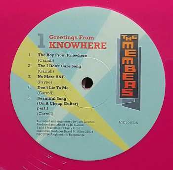 LP The Members: Greetings From Knowhere LTD