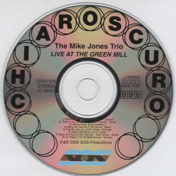 CD Mike Jones Trio: Live At The Green Mill