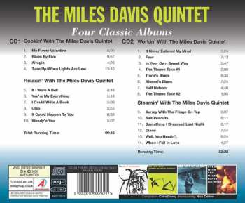 2CD The Miles Davis Quintet: Four Classic Albums - Cookin' / Relaxin' / Workin' / Steamin' With The Miles Davis Quintet