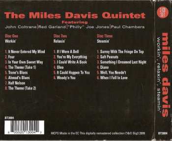 3CD/Box Set The Miles Davis Quintet: Workin, Relaxin', Steamin'