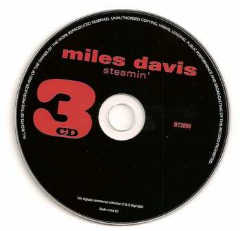 3CD/Box Set The Miles Davis Quintet: Workin, Relaxin', Steamin'