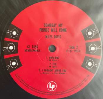 LP The Miles Davis Sextet: Someday My Prince Will Come LTD