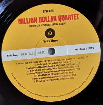 2LP The Million Dollar Quartet: Million Dollar Quartet LTD