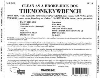 CD The Monkeywrench: Clean As A Broke-Dick Dog
