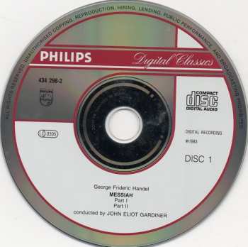 2CD/Box Set John Eliot Gardiner: Messiah / Der Messias / Le Messie
