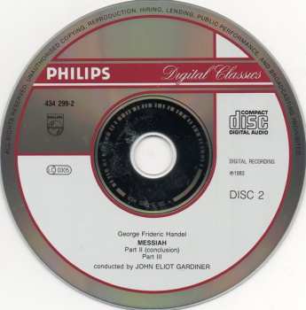 2CD/Box Set John Eliot Gardiner: Messiah / Der Messias / Le Messie