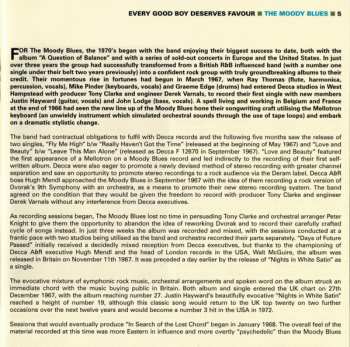 CD The Moody Blues: Every Good Boy Deserves Favour