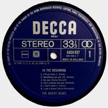 LP The Moody Blues: The Beginning