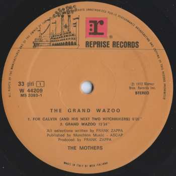 LP The Mothers: The Grand Wazoo