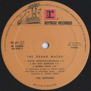 LP The Mothers: The Grand Wazoo