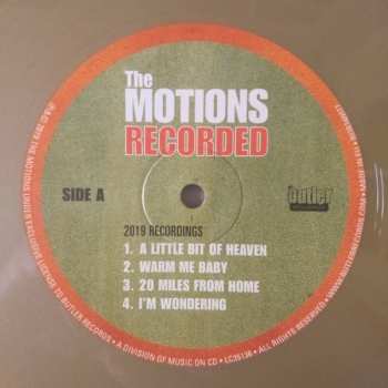 LP The Motions: Recorded CLR | LTD