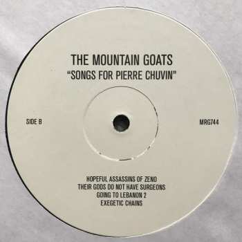 LP The Mountain Goats: Songs For Pierre Chuvin