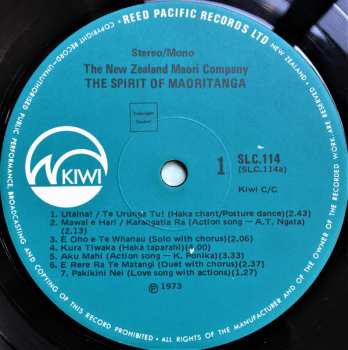 LP The New Zealand Maori Company: The Spirit Of Maoritanga