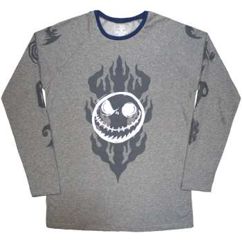 Merch The Nightmare Before Christmas: Long Sleeve T-shirt Flaming Jack