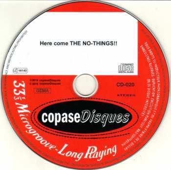 CD The No-Things: Here Come The No-Things!!