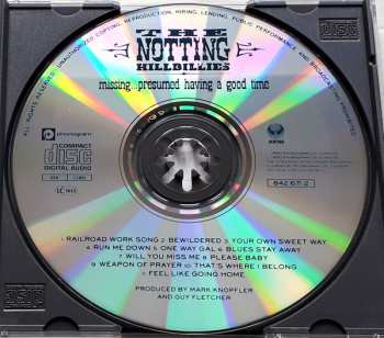 CD The Notting Hillbillies: Missing... Presumed Having A Good Time