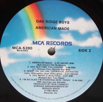 LP The Oak Ridge Boys: American Made