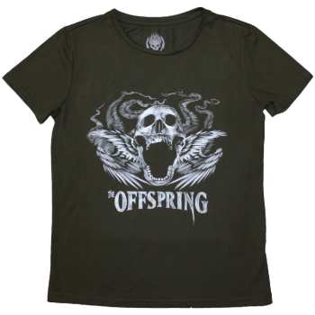 Merch The Offspring: Women's T-shirt Feathered Winged Skull