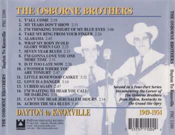 CD The Osborne Brothers: Dayton To Knoxville 1949-1954