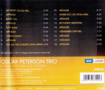 CD Ray Brown: 1961, Cologne Gürzenich Concert Hall