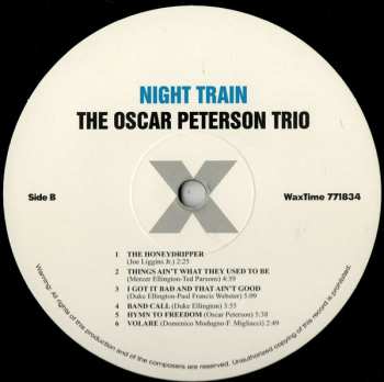 LP The Oscar Peterson Trio: Night Train LTD