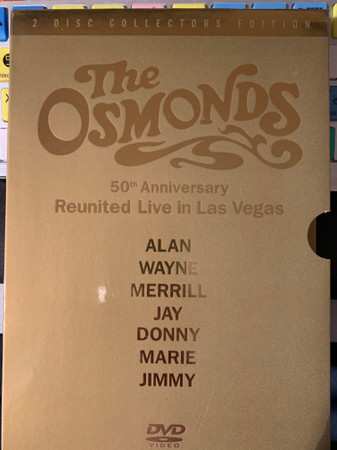 2DVD The Osmonds: 50th Anniversary -  Reunited Live In Las Vegas 2 Disc Collectors Edition