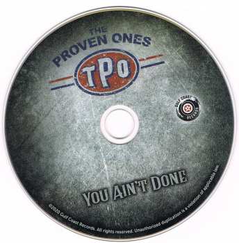 CD The Proven Ones: You Ain't Done