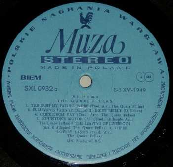 LP The Quare Fellas: At Home