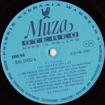 LP The Quare Fellas: At Home