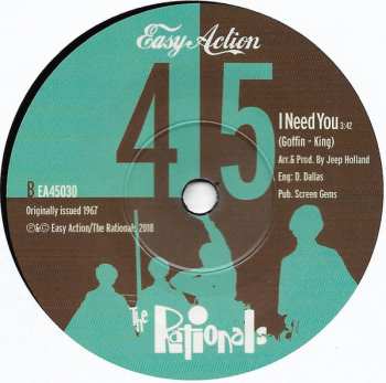 SP The Rationals: Respect / I Need You