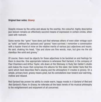CD The Red Garland Trio: Groovy