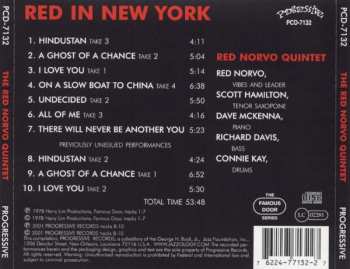 CD Red Norvo Quintet: Red In New York
