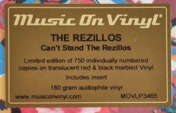 LP The Rezillos: Can't Stand The Rezillos CLR | LTD | NUM