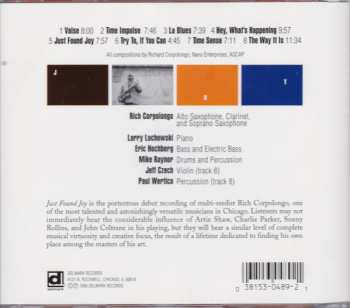 CD The Rich Corpolongo Quartet: Just Found Joy