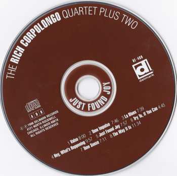 CD The Rich Corpolongo Quartet: Just Found Joy