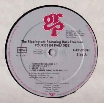 LP The Rippingtons: Tourist In Paradise