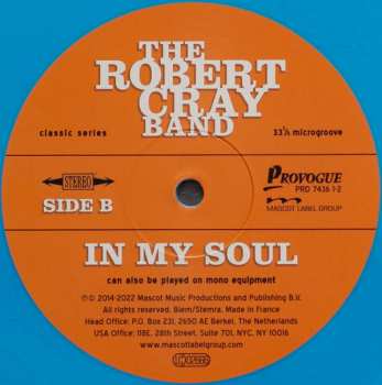 LP The Robert Cray Band: In My Soul LTD | CLR