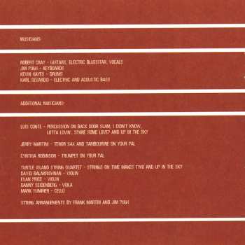 LP The Robert Cray Band: Time Will Tell