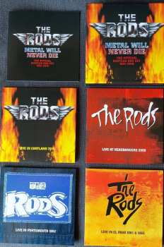 4CD The Rods: Metal Will Never Die - Official Bootleg Box Set 1981-2010