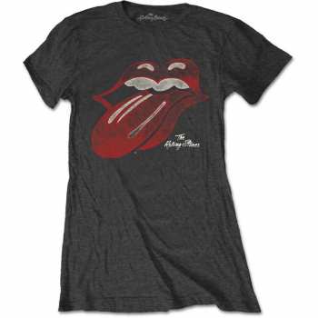 Merch The Rolling Stones: Women's T-shirt Vintage Tongue Logo The Rolling Stones 