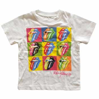 Merch The Rolling Stones: Children's Toddler T-shirt Two-tone Tongues 
