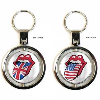 Merch The Rolling Stones: Keychain Uk & Us Tongues 
