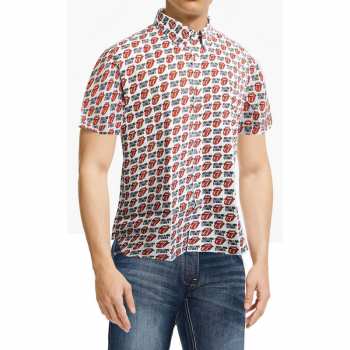 Merch The Rolling Stones: Casual Shirts Tongue And Text 
