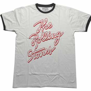 Merch The Rolling Stones: Ringer T-shirt Signature Logo The Rolling Stones