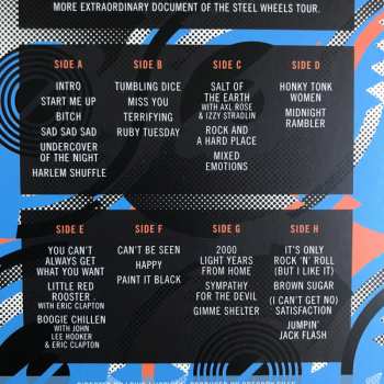 4LP The Rolling Stones: Steel Wheels Live Atlantic City New Jersey LTD | CLR
