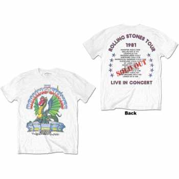 Merch The Rolling Stones: Tričko 81 Tour Dragon S
