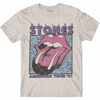 Merch The Rolling Stones: T-shirt American Tour Map 