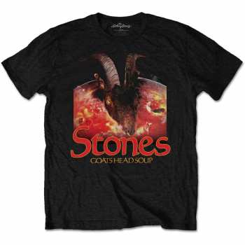 Merch The Rolling Stones: T-shirt Goats Head Soup With Logo The Rolling Stones 